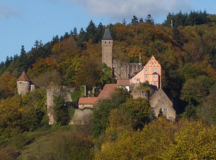 Burgruine Hirschburg, Hirschberg an der Bergstraße, Germany